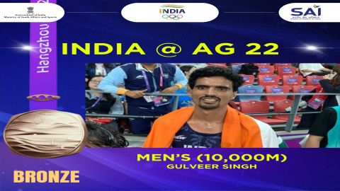 Asian Games: Karthik Kumar, Gulveer claim silver, and bronze; no medals in 400m races (Ld)