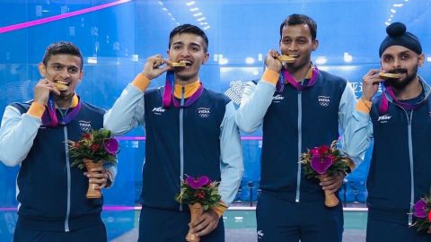 Asian Games: Man who wanted to quit squash in 2021 wins gold for India with dramatic win against Pak