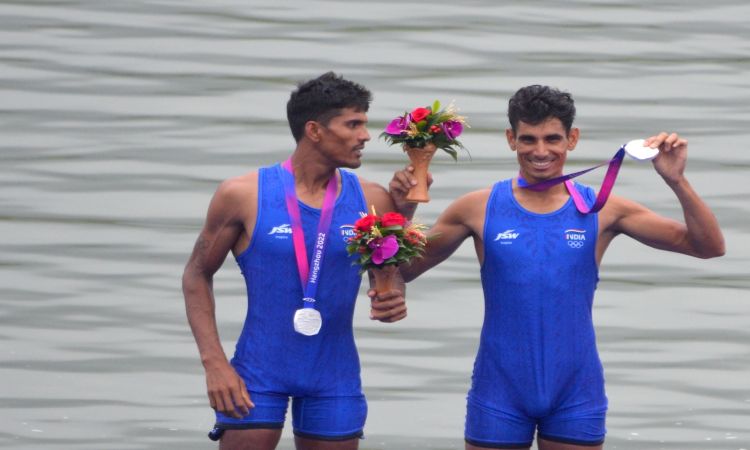 Asian Games: Rowers Arjun Lal, Arvind Singh claim silver medal in men's double sculls