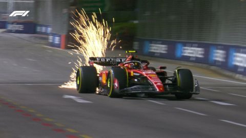 Formula 1: Carlos Sainz leads another Ferrari 1-2 in Singapore GP practice