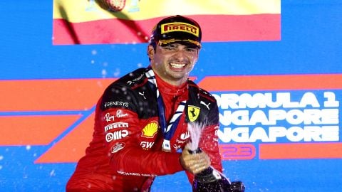 Formula 1: Ferrari's Carlos Sainz wins Singapore GP for second career win