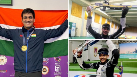 Maha CM pats Indian 10m Air Rifle team for shooting gold in Asiad