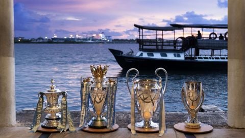 Manchester City kicks off Treble Trophy tour in India