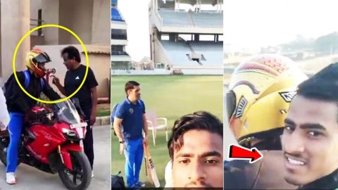 MS Dhoni ने फिर जीता दिल, रांची में युवा क्रिकेटर को बाकी पर लिफ्ट देकर की मदद; देखें VIDEO