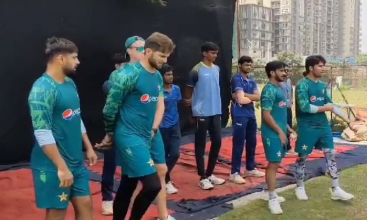 Pakistan Cricket Team Practices At Hyderabad Stadium Ahead Of Warm-up Match