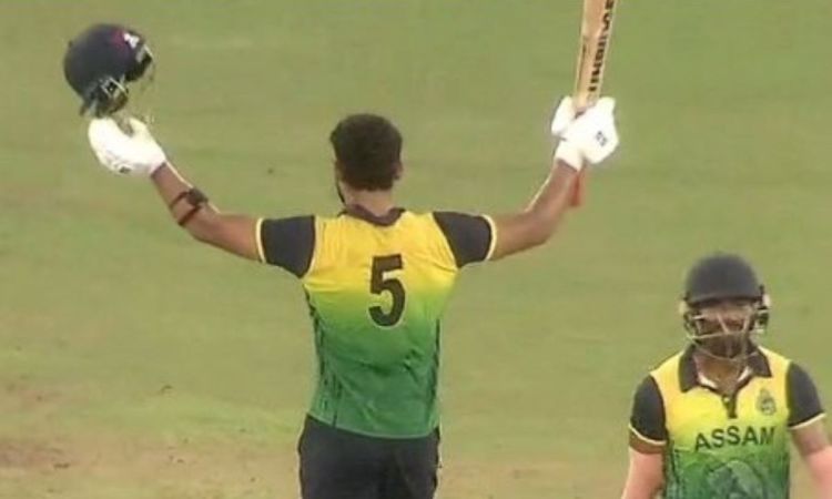 WATCH: रियान पराग ने किया धमाका, टी-20 फाइनल में लगाई 50 गेंदों में सेंचुरी