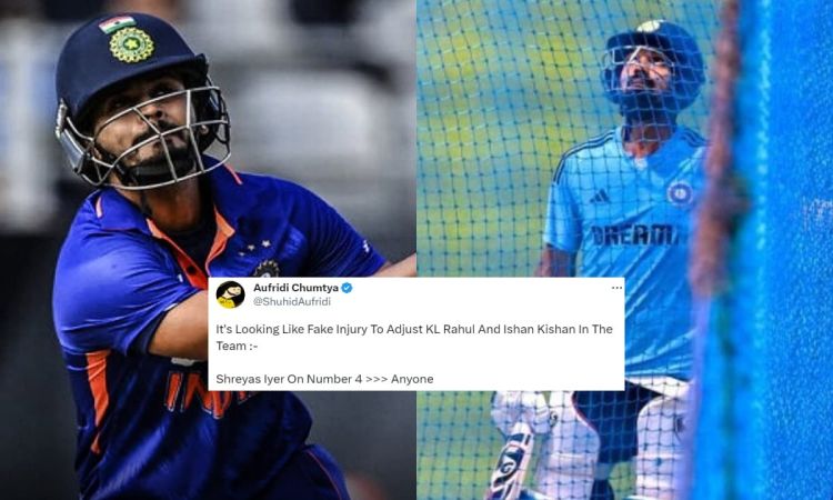 'अय्यर तो बहाना है केएल राहुल को खिलाना है', India की प्लेइंग XI जानकर फैंस ने लिये मज़े