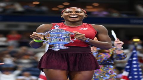 US Open: Coco Gauff rallies past Aryna Sabalenka to secure first Grand Slam title