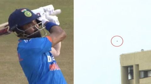 KL Rahul 2.0, मॉन्स्टर छक्का जड़कर बॉल को पहुंचाया होलकर स्टेडियम के बाहर; देखें VIDEO