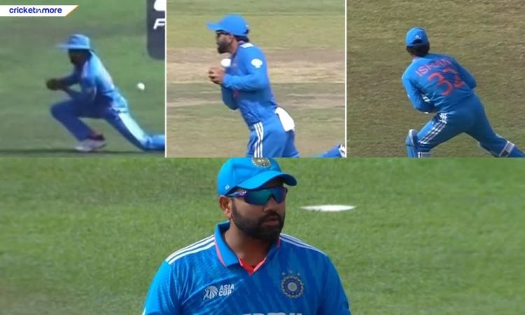 Watch: 5 ओवर के अंदर टपका दिये 3 कैच, श्रेयस-विराट और ईशान ने तोड़ डाला कप्तान रोहित शर्मा का दिल 