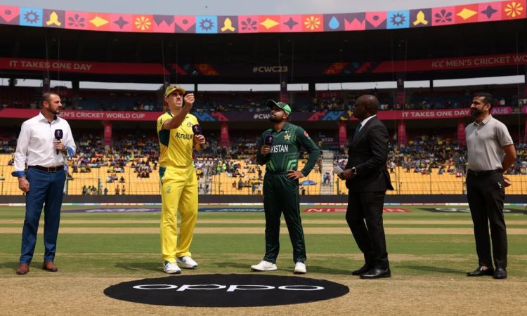 cricket world cup 2023 Pakistan opt to bowl first against Australia