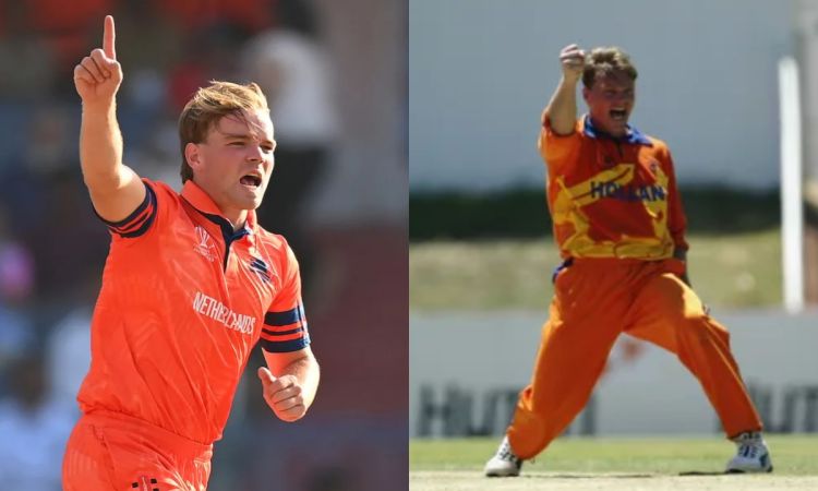 20 साल बाद पिता टिम के नक्शेकदम पर चले बास डी लीडे, वर्ल्ड कप में पाकिस्तान के खिलाफ हासिल किये 4 विकेट