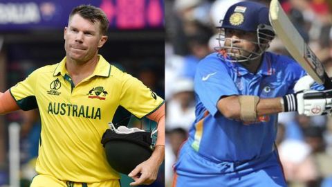 David Warner equals Sachin Tendulkar for second most hundreds in ODI World Cup