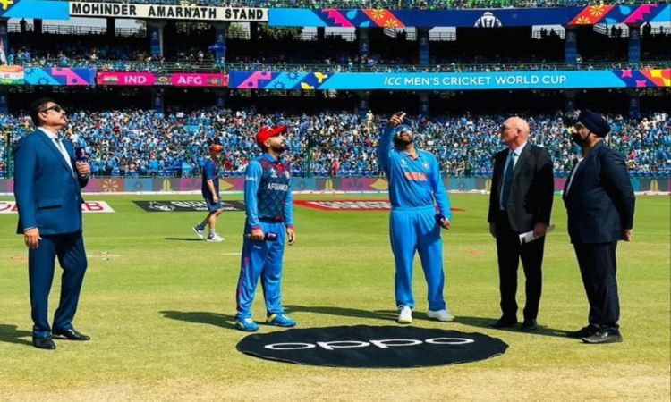 Cricket World Cup 2023 Afghanistan opt to bat vs India