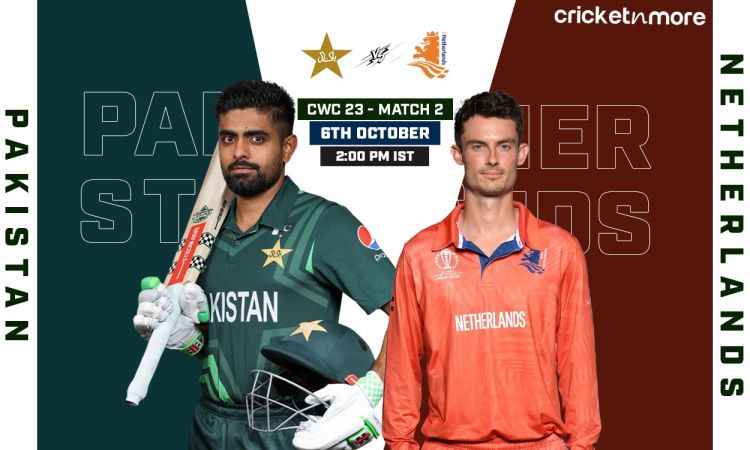 ICC ODI World Cup 2023: Pakistan vs. Netherlands, Match Details, Playing XI, Pitch Report, Weather R