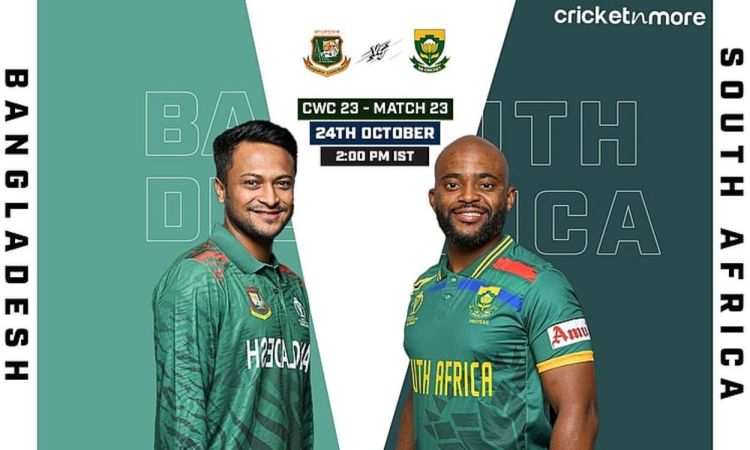 SA vs BAN: Dream11 Prediction Today Match 23, ICC Cricket World Cup 2023