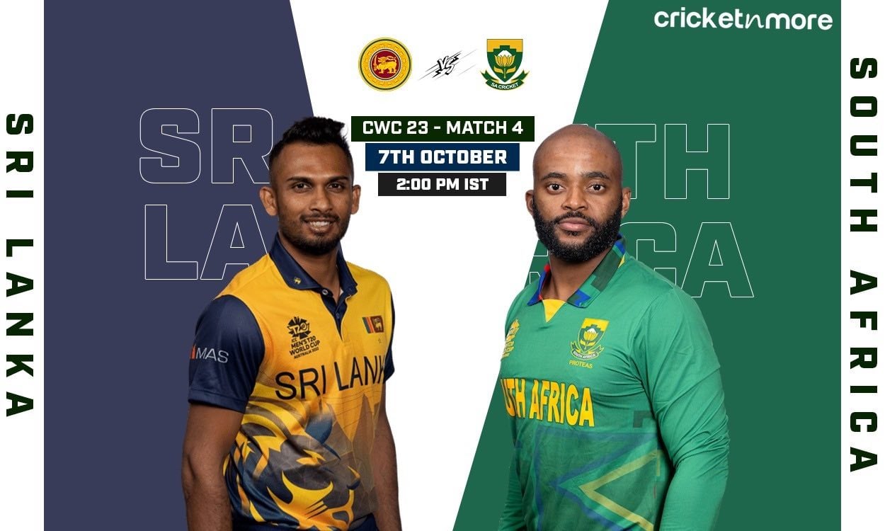 Sri Lanka vs South Africa Cricket World Cup 2023 Match 4 Updates On