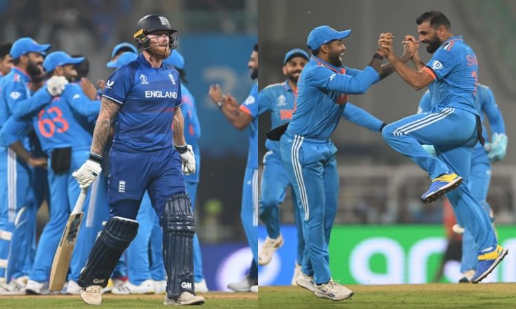 World Cup 2023: भारत ने इंग्लैंड को 100 रन के विशाल अंतर से हराते हुए लगाया जीत का छक्का 