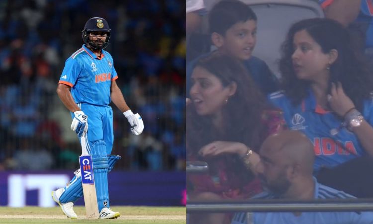 World Cup 2023: रोहित शर्मा के 0 पर आउट पर छूटी पत्नी रितिका सजदेह की हंसी,सोशल मीडिया पर फैंस ने जम