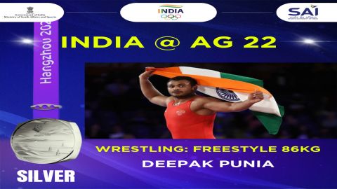 Asian Games: Deepak Punia wins silver medal in disappointing wrestling campaign