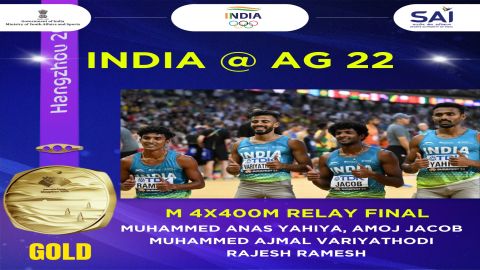 Asian Games: India win first gold in men's 4x400m relay since 1962; lose to defend women's 4x400 cro