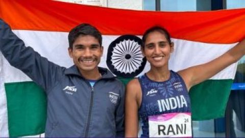 Asian Games: Manju Rani, Baboo Ram win bronze in 35km Race Walk Mixed Team, take India's tally to 70