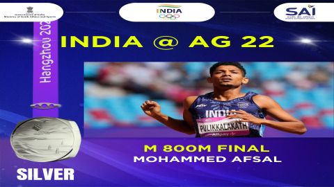 Asian Games: Mohammad Afsal wins silver for India in men's 800m