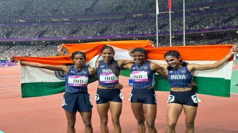 Asian Games: Vithya, Aishwarya, Prachi & Subha win Silver in Women's 4X400m Relay event