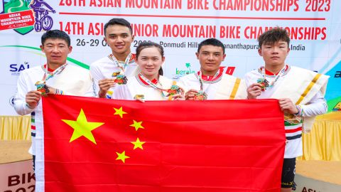 China secure victory at Asian Mountain Bike C'ship, qualify for Paris Olympics