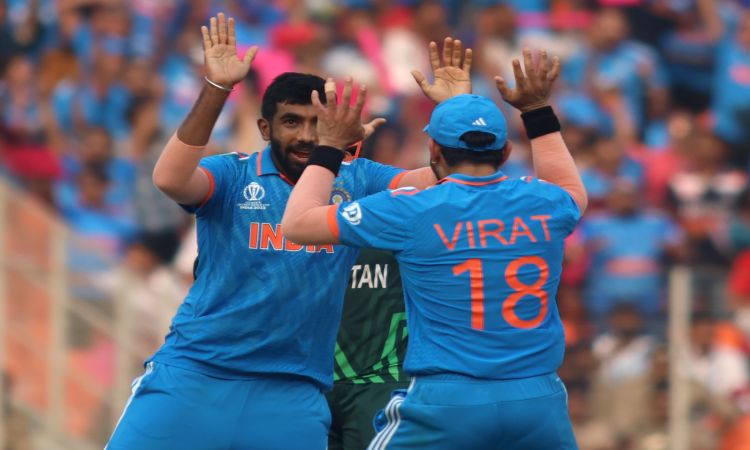 Men’s ODI WC: Bowlers Star With Clinical Performance As India Bowl Out Pakistan For 191