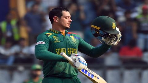 Men's ODI WC: De Kock's blistering 174, Klaasen's blazing 90 help South Africa post 382/5 against Ba