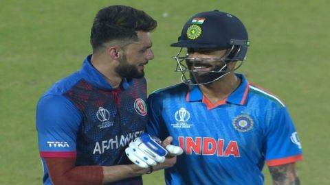 Men's ODI WC: Kohli-Naveen share warm hugs to bury the hatchet, leaves netizens in frenzy