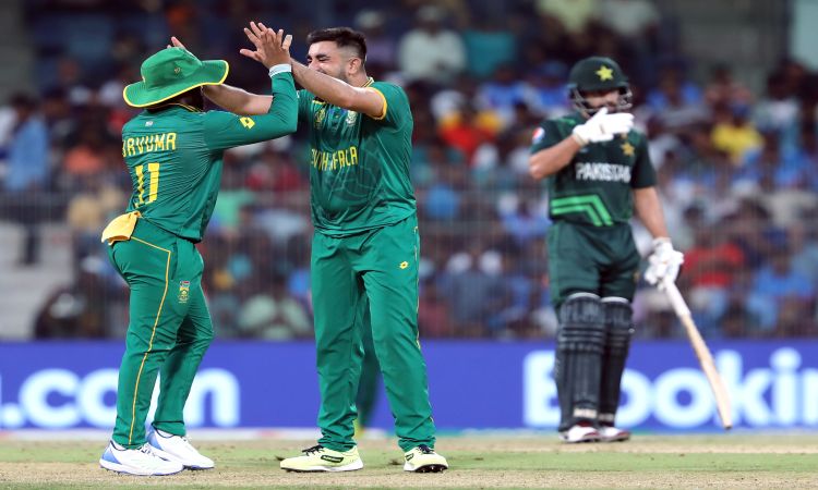 Men's ODI WC: Shamsi, Jansen restrict Pakistan to 270 after Babar, Saud Shakeel hit fifties