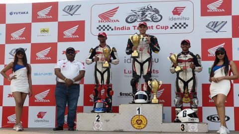 Motorsports: Kavin Quintal wins 2023 India Talent Cup NSF250R