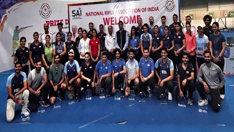 National federation felicitates medal-winning shooters from Hangzhou Asian Games