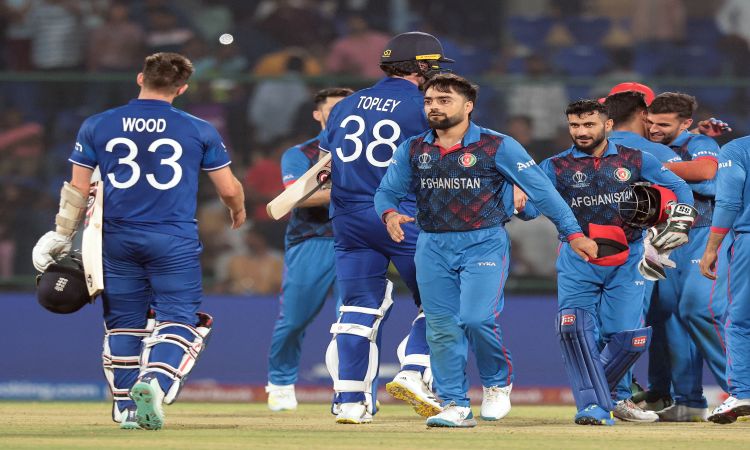 New Delhi : ICC Cricket World Cup Match Between England and Afghanistan