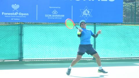 Over 180 players vie for top honours at the National Tennis Championship in U-16, U-14 categories