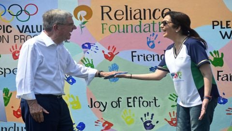 Reliance Foundation’s work exactly reflects our Olympic values and our approach, says IOC chief Thom