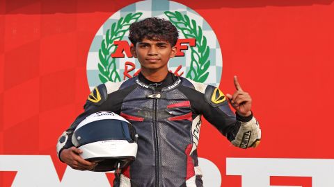 Sarthak Chavan, Abdul Basim grab pole positions in National Motorcycle Racing Championship