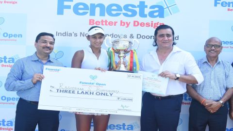 Siddharth, Rashmikaa crowned champions at National Tennis Championship