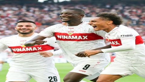 Stuttgart beat Wolfsburg to go top in Bundesliga