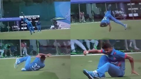 Qais Ahmad Catch: अफगानी खिलाड़ी ने पकड़ा हैरतअंगेज कैच, VIDEO देखकर हो जाओगे हैरान