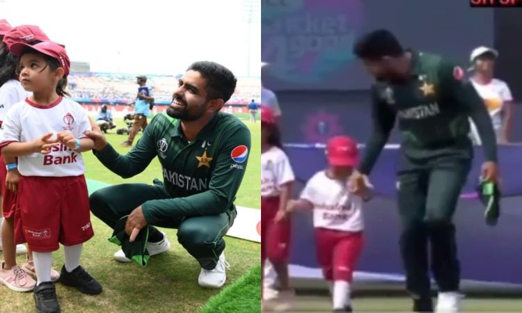 बच्चों के साथ बच्चे बन गए Babar Azam, वायरल हुआ पाकिस्तानी कप्तान का क्यूट VIDEO