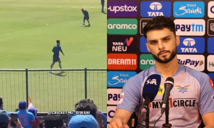 दिल्ली में भी ट्रोल हुए नवीन उल हक, विराट फैंस ने ले लिये अफगानी गेंदबाज़ से मज़े; देखें VIDEO