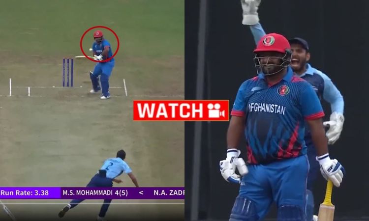 Mohammad Shahzad से साथ हुई चीटिंग, अर्शदीप की गेंद पर अंपायर ने दे दिया आउट; देखें VIDEO