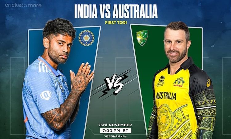 India vs Australia 1st T20I Live Score