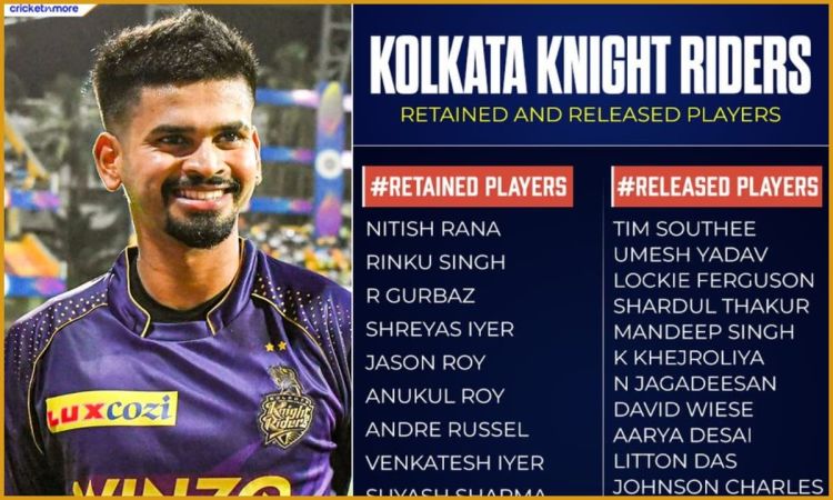 Kolkata Knight Riders ने 12 खिलाड़ियों को छोड़ा, लिस्ट में शामिल हैं 10.75 करोड़ का खिलाड़ी भी