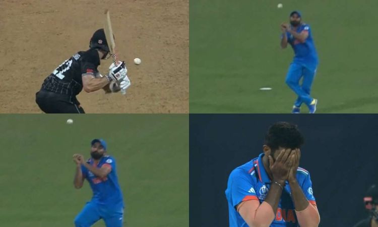 World Cup 2023 Mohammed Shami dropped the easy Catch of Kane Williamson