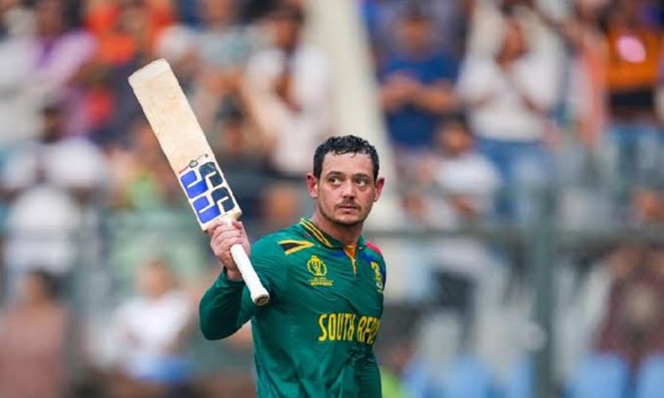 Quinton de Kock has now become the first South African to score 500 runs in a World Cup