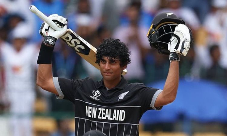  Rachin Ravindra Becomes First Player To Score Three Centuries In Cricket World Cup Debut Campaign